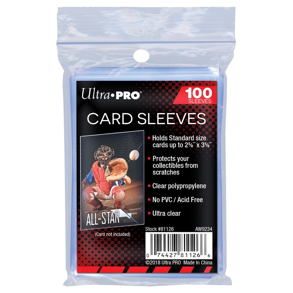 Ultra Pro - Standard Soft Sleeves (100 pack)