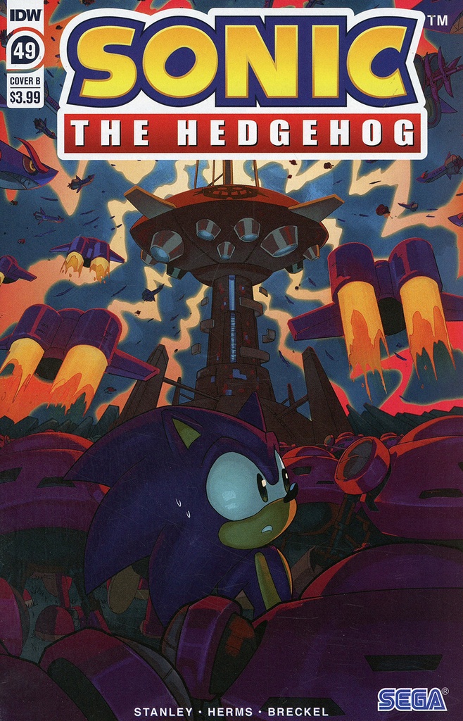 Sonic The Hedgehog #49 (Cover B Gigi Dutreix Variant)