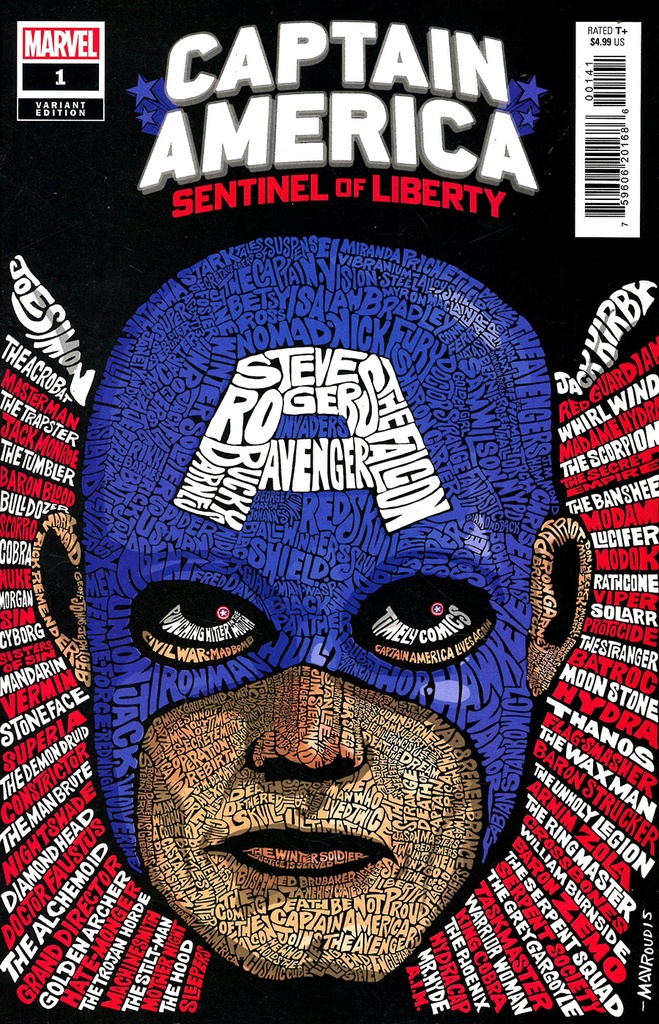 Captain America: Sentinel of Liberty #1 (John Mavroudis Variant)