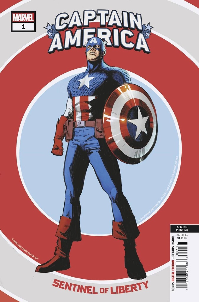Captain America: Sentinel of Liberty #1 (2nd Printing Carmen Carnero Variant)