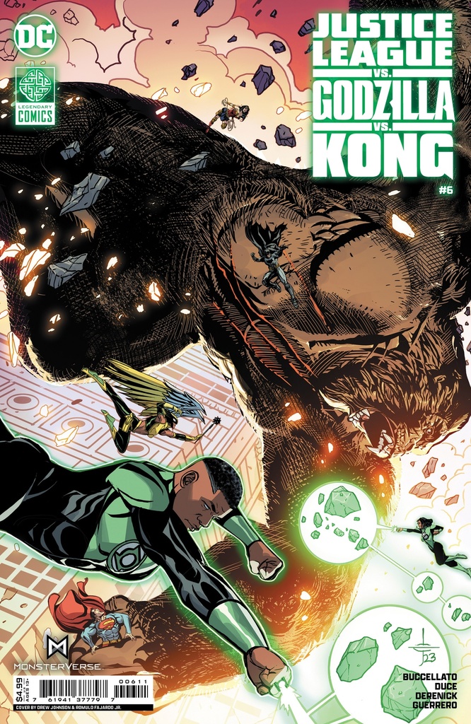 Justice League vs. Godzilla vs. Kong #6 of 7 (Cover A Drew Edward Johnson)