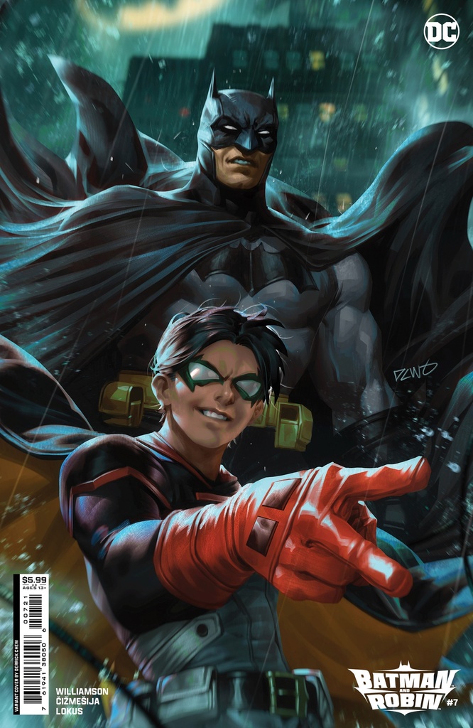 Batman and Robin #7 (Cover B Derrick Chew Card Stock Variant)