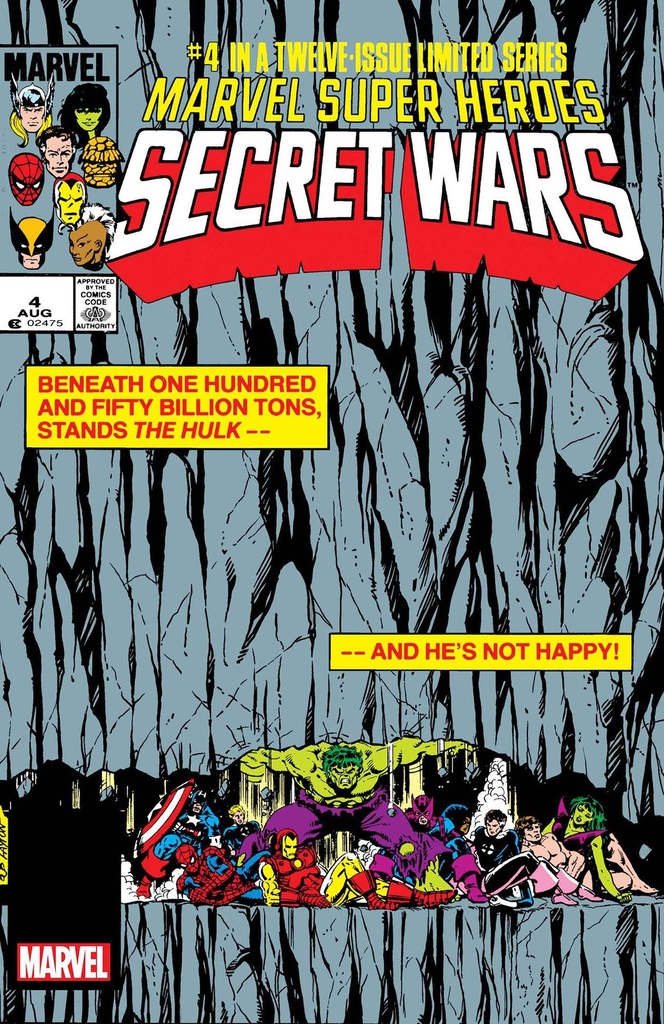 Marvel Super-Heroes Secret Wars #4 (Facsimile Edition Foil Variant)
