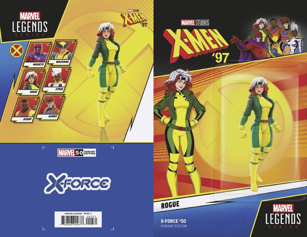 X-Force #50 (X-Men '97 Rogue Action Figure Variant)