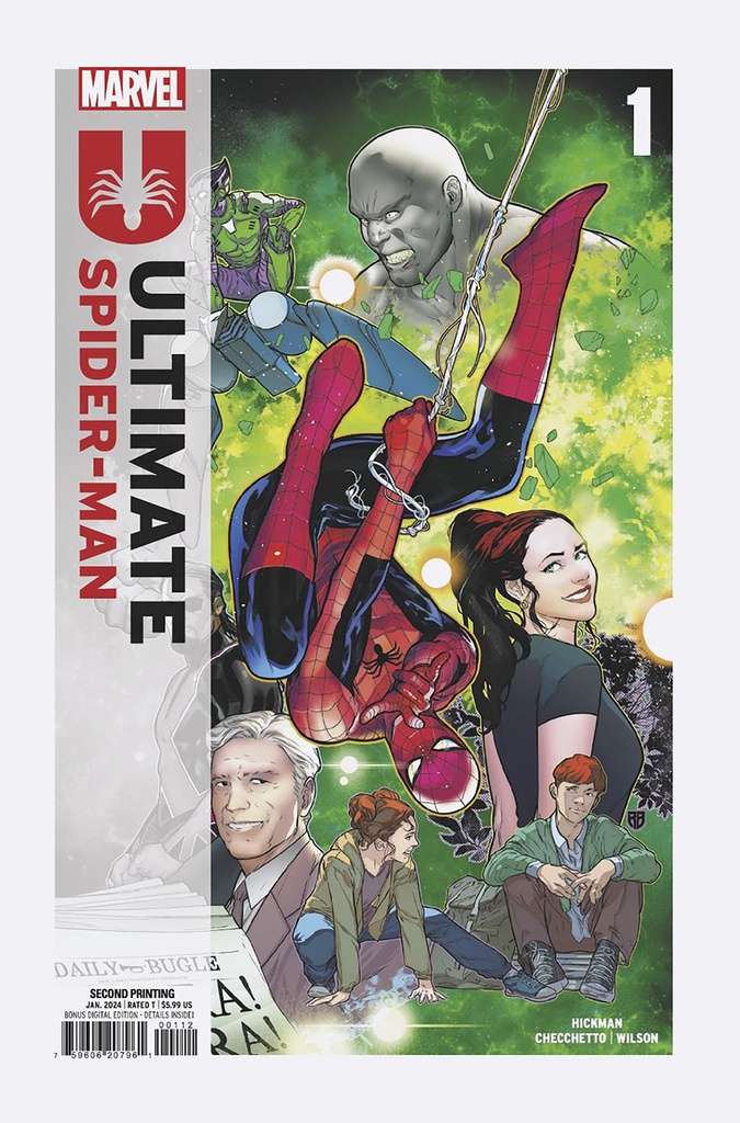 Ultimate Spider-Man #1 (2nd Printing R B Silva Variant)