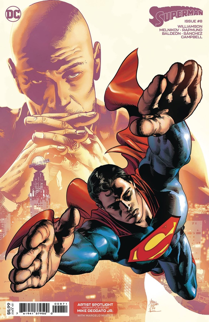 Superman #8 (Cover E Mike Deodato Jr Artist Spotlight Card Stock Variant)
