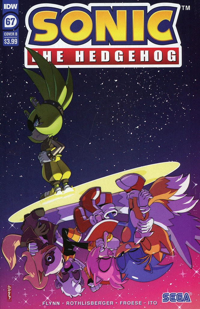 Sonic The Hedgehog #67 (Cover B Ryan Jampole)