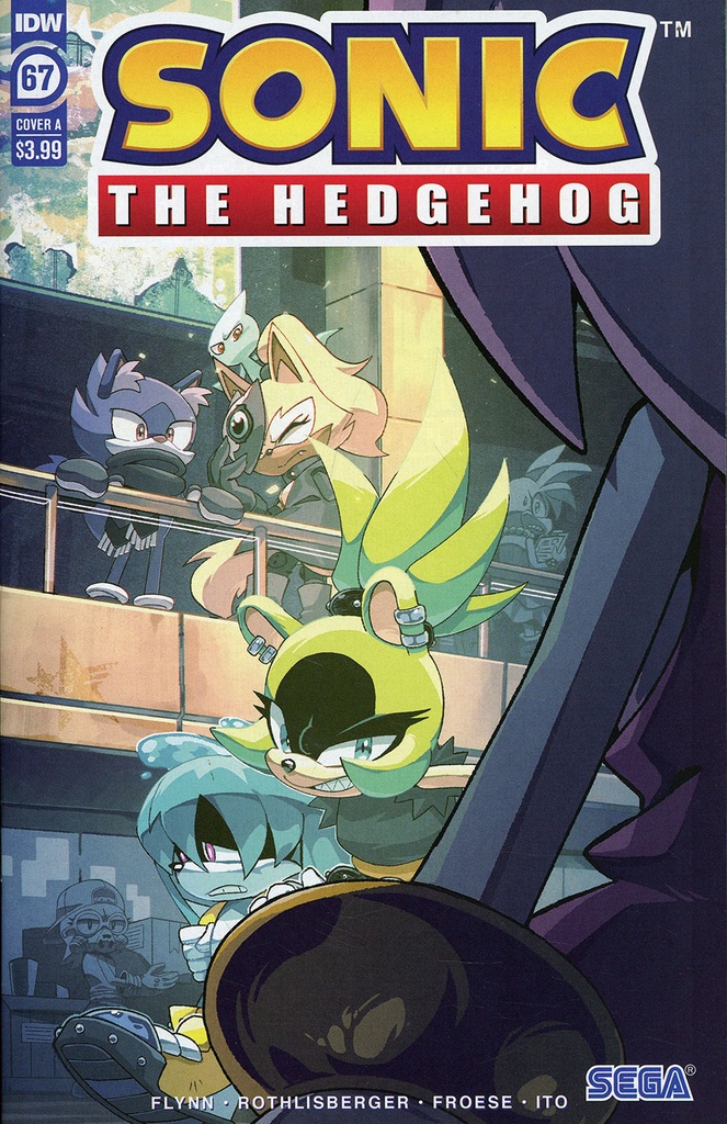 Sonic The Hedgehog #67 (Cover A Miles Arq)