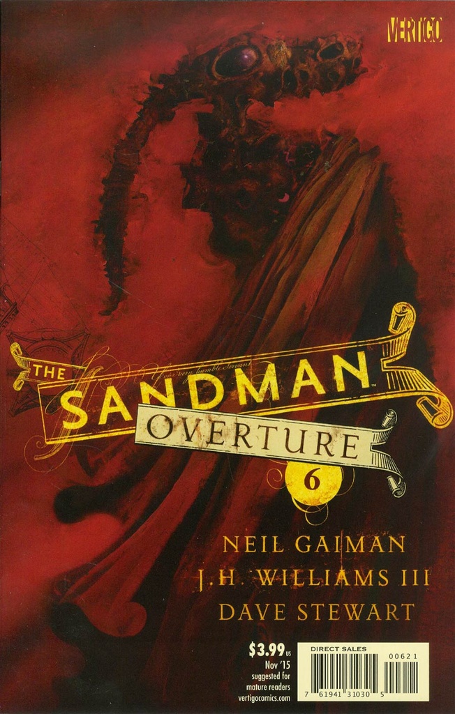 The Sandman: Overture #6 (Cover B Dave McKean)