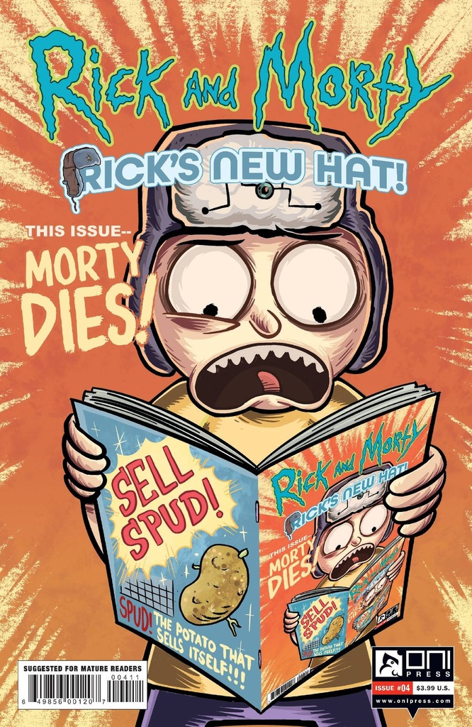Rick and Morty: Rick's New Hat #4 (Cover A Fred Stresing)