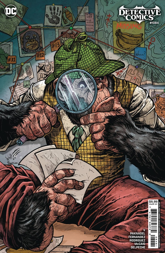 Detective Comics #1084 (Cover E Maria Wolf April Fools Chimp Card Stock Variant)