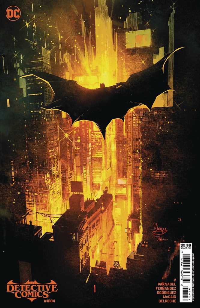 Detective Comics #1084 (Cover B Javier Fernandez Card Stock Variant)