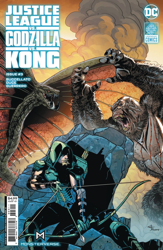Justice League vs. Godzilla vs. Kong #3 of 7 (Cover A Drew Johnson Variant)