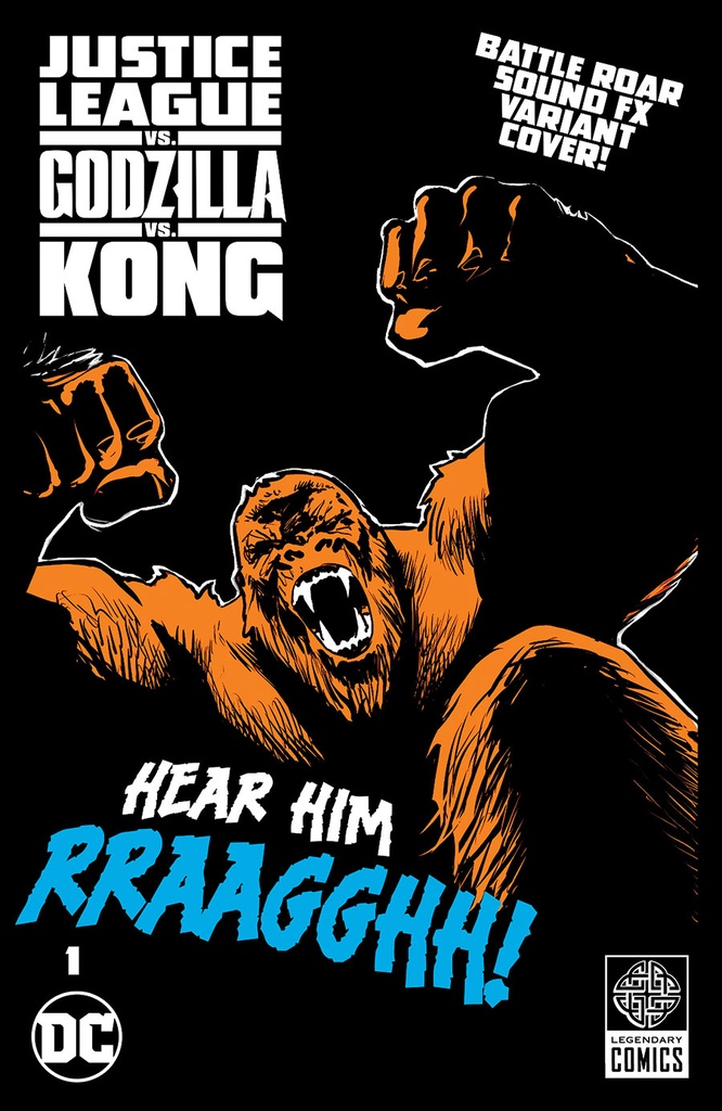 Justice League vs. Godzilla vs. Kong #1 of 7 (Cover G Christian Duce Kong Roar Sound FX Gatefold Variant)