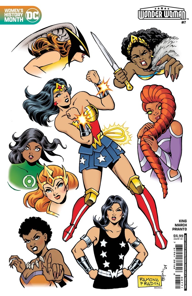 Wonder Woman #7 (Cover F Ramona Fradon Womens History Month Card Stock Variant)