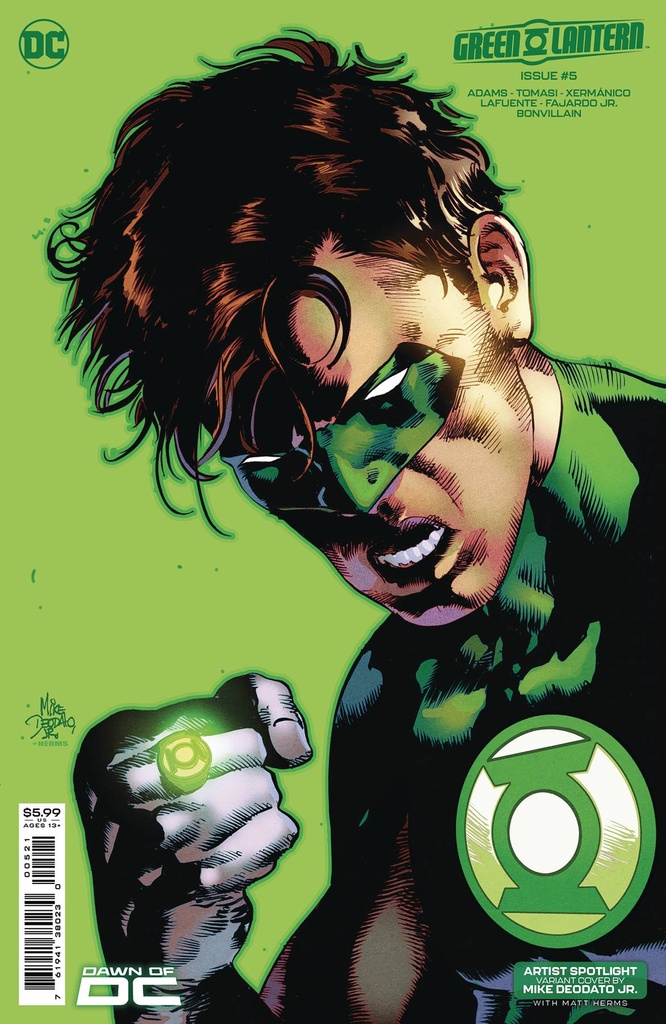 Green Lantern #5 (Cover C Mike Deodato Jr Artist Spotlight Card Stock Variant)