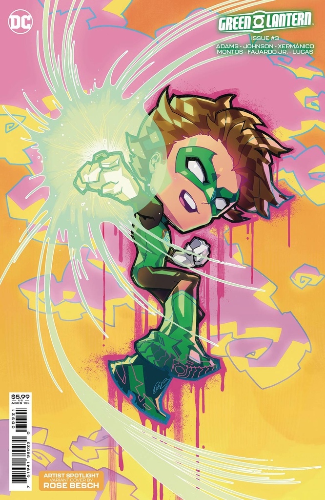 Green Lantern #3 (Cover C Rose Besch Creator Card Stock Variant)