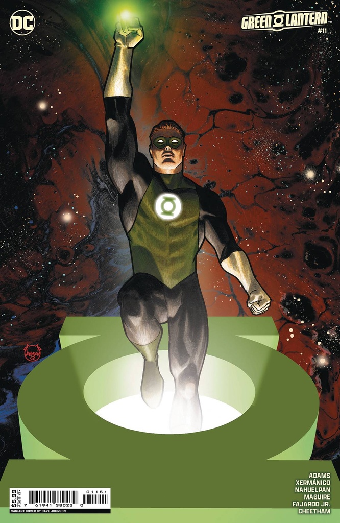 Green Lantern #11 (Cover C Dave Johnson Card Stock Variant)