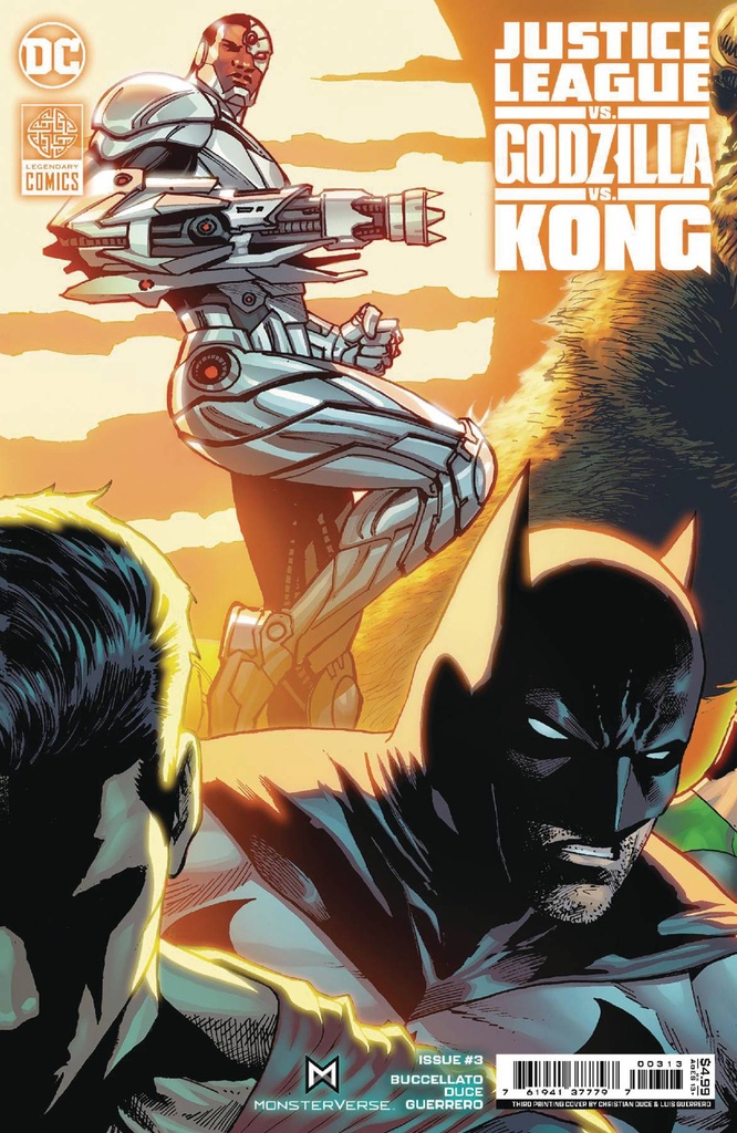 Justice League vs. Godzilla vs. Kong #3 of 7 (Final Printing)