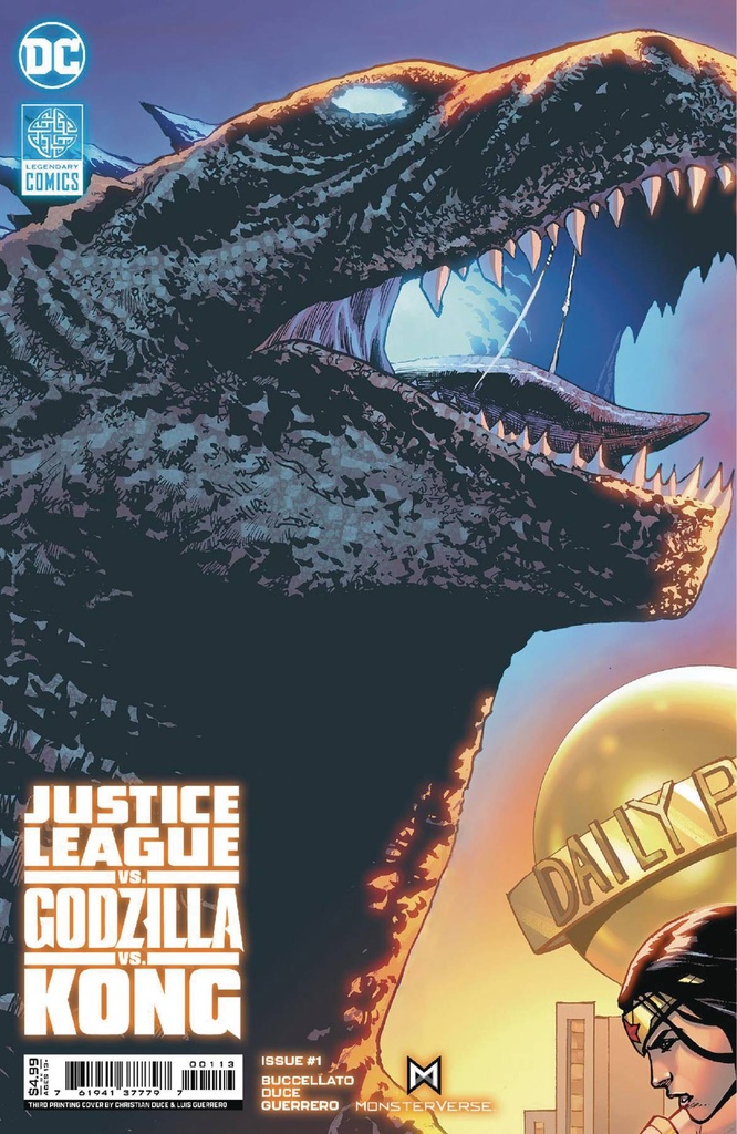Justice League vs. Godzilla vs. Kong #1 of 7 (Final Printing)