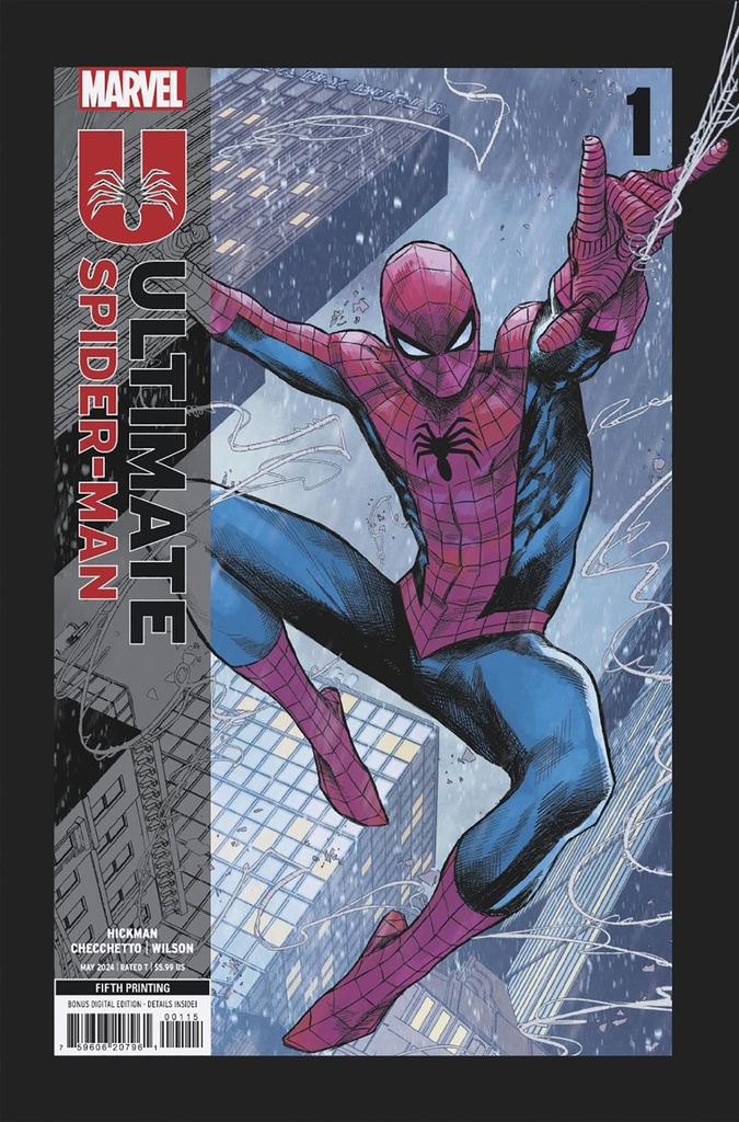 Ultimate Spider-Man #1 (5th Printing Marco Checchetto Variant)