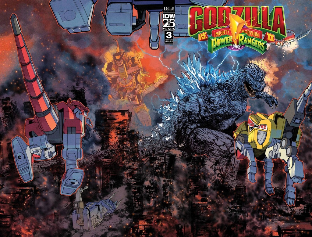 Godzilla vs. The Mighty Morphin Power Rangers II #3 (Cover B Alex Sanchez)