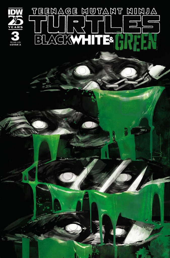 Teenage Mutant Ninja Turtles: Black, White, & Green #3 (Cover A Jock)