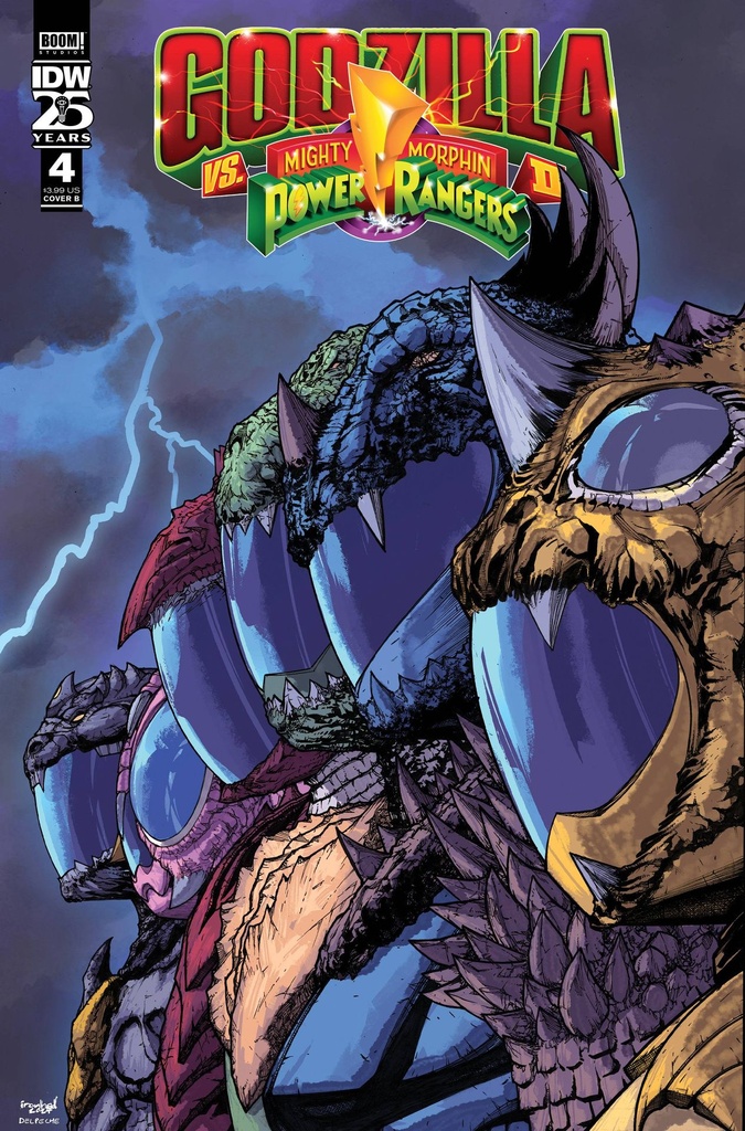 Godzilla vs. The Mighty Morphin Power Rangers II #4 (Cover B Alex Sanchez)