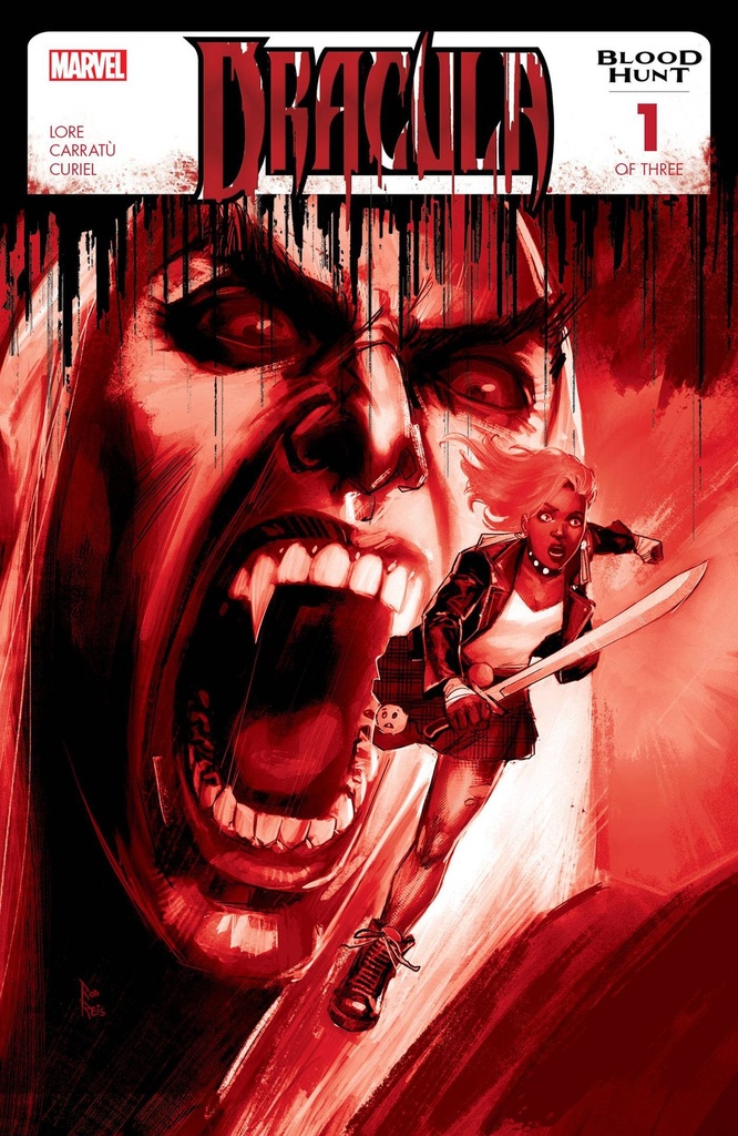 Dracula: Blood Hunt #1 (2nd Printing Rod Reis Blood Soaked Variant)