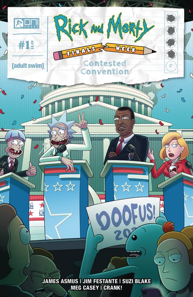 Rick and Morty: Finals Week - Contested Convention #1 (Cover A Suzi Blake)