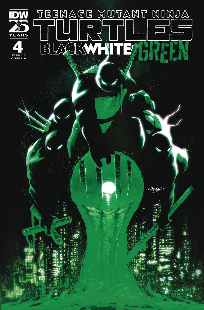 Teenage Mutant Ninja Turtles: Black, White, & Green #4 (Cover A Pat Gleason)