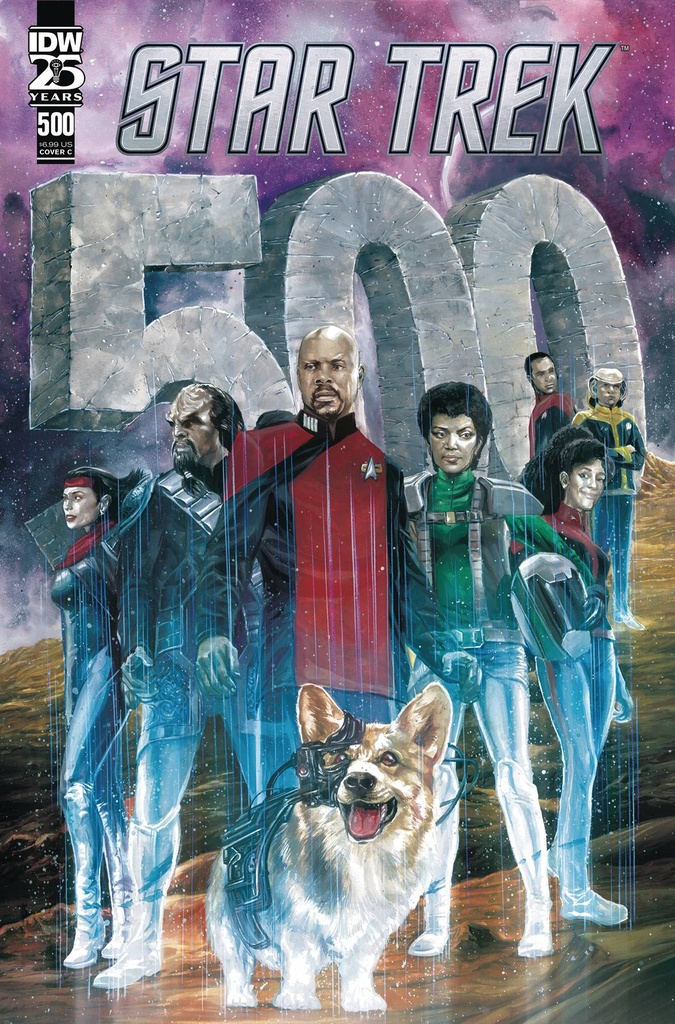 Star Trek #500 (Cover C JK Woodward)