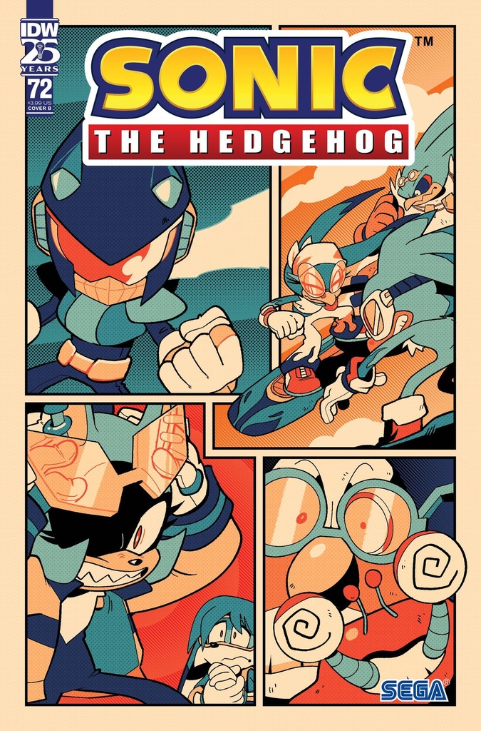 Sonic The Hedgehog #72 (Cover B Thomas Rothlisberger)