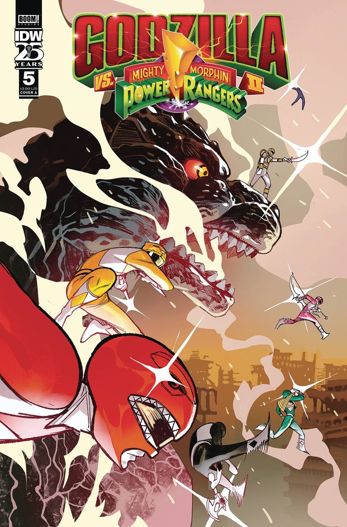 Godzilla vs. The Mighty Morphin Power Rangers II #5 (Cover A Baldemar Rivas)
