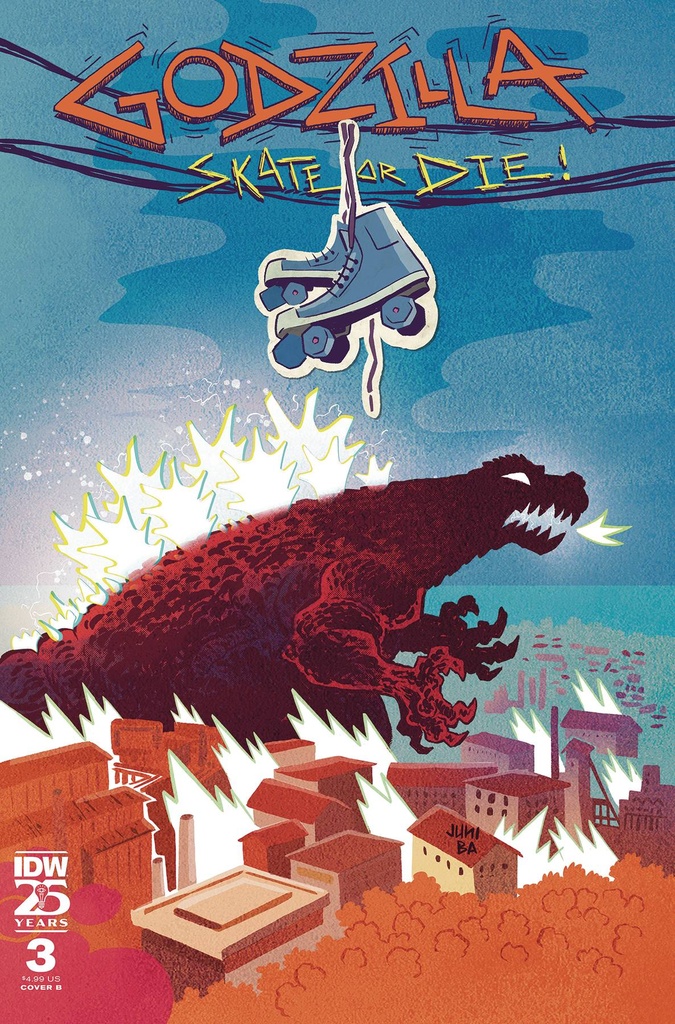 Godzilla: Skate or Die #3 (Cover B Juni Ba)