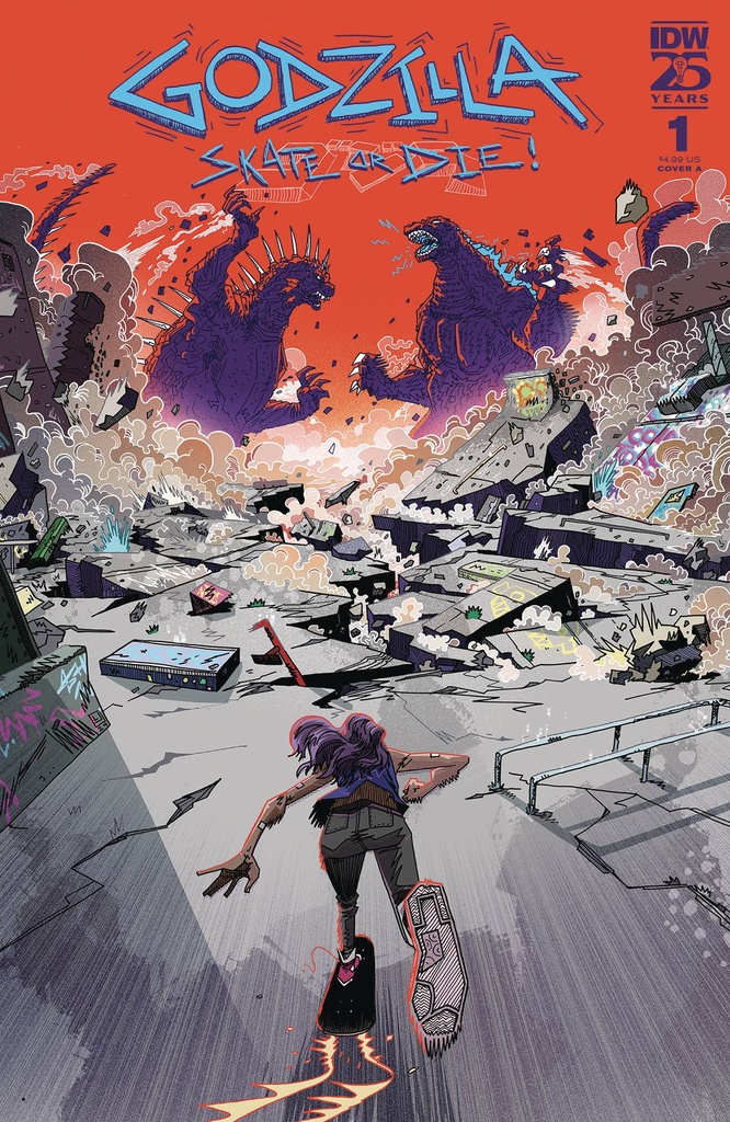 Godzilla: Skate or Die #3 (Cover A Louise Joyce)