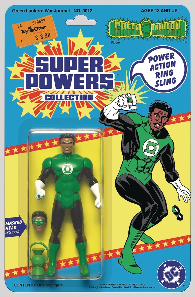 Green Lantern: War Journal #12 (Cover C DC Super Powers Card Stock Variant)