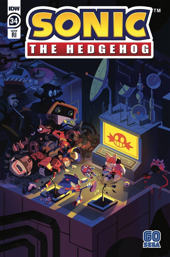 Sonic The Hedgehog #34 (1:10 Fourdraine Variant)