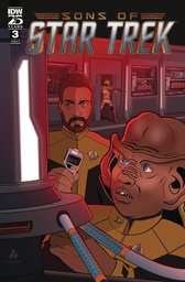 [MAR241171] Star Trek: Sons of Star Trek #3 (Cover B Aaron Harvey)