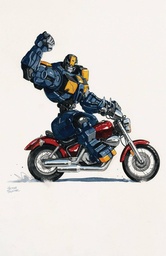 [APR240973] Astrobots #1 of 5 (Massive Exclusive Hector Trunnec Bike Virgin Variant)